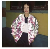 LOVEMI Jackets Pink / L Lovemi -  Loose embroidered baseball uniform student
