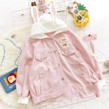 LOVEMI Jackets Pink Lovemi -  Soft Sister Girly Style Childlike Cute Cute Rabbit