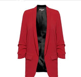 LOVEMI Jackets Red / M Lovemi -  Pleated suit