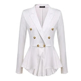 LOVEMI Jackets White / L Lovemi -  Fashion Slim Fit Women Blazer Jackets Womens White Ladies