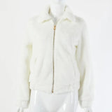 LOVEMI Jackets White / L Lovemi -  Women's Winter Sexy Blouse Solid Color Fashion Casual