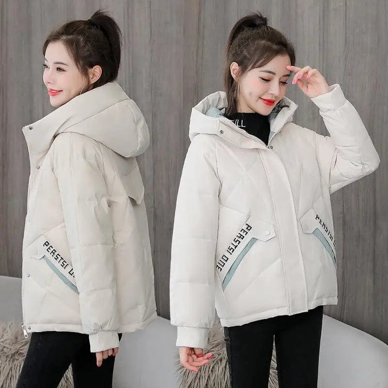 LOVEMI Jackets White / M Lovemi -  Winter Ladies' Casual Korean Down Cotton Jacket