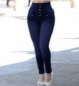LOVEMI  Jeans Dark Blue / S Lovemi -  Women's Jeans High Waist Stretch Slim Fit Jeans Women
