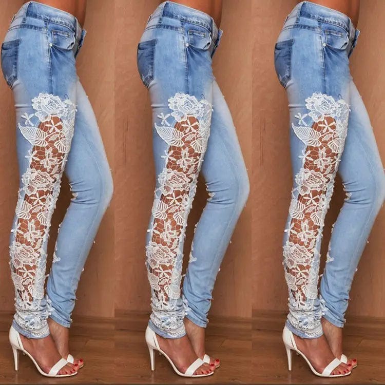 LOVEMI  Jeans Lovemi -  Lace jeans