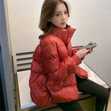 Korean Style Loose Little Down Padded Coat-7