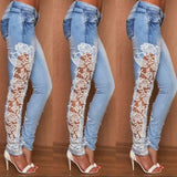 Lace jeans-1