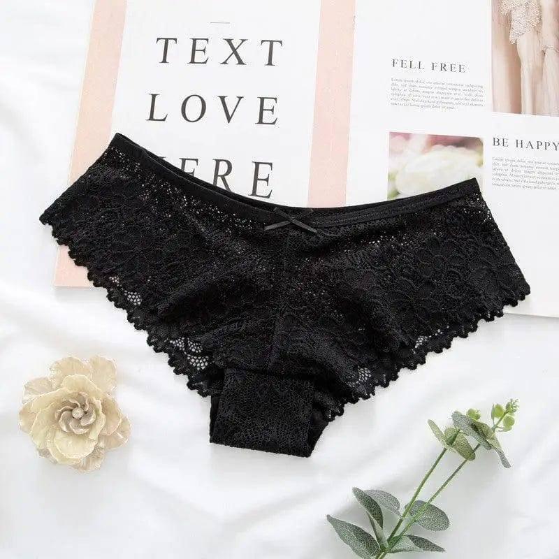 Lace Panties-Black-5