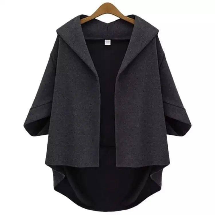 Ladies Fashion Woolen Three-quarter Sleeve Jacket-9