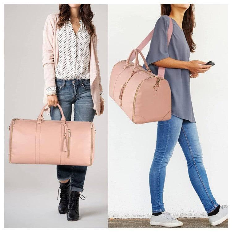 Large Capacity Travel Duffle Bag Women's Handbag Folding-2
