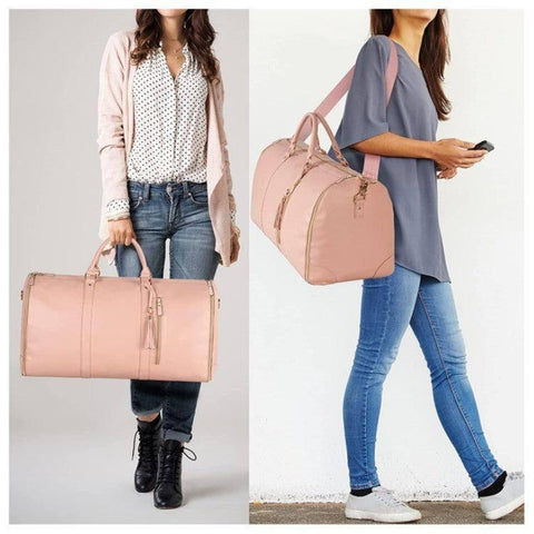 Large Capacity Travel Duffle Bag Women's Handbag Folding-2