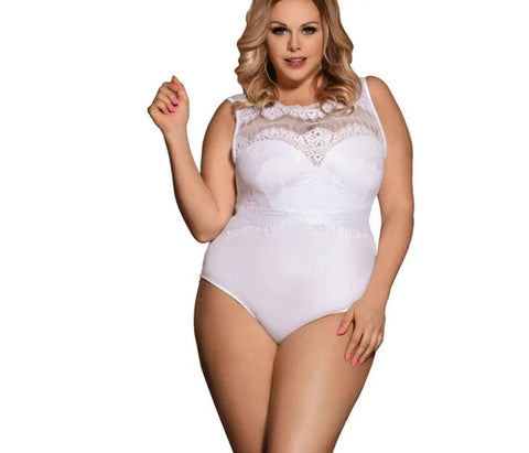 Large size lingerie-White-3