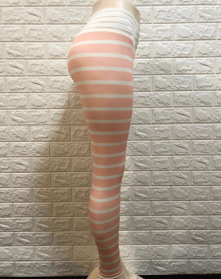 LOVEMI  Leggings XL / Pink Lovemi -  Printed fish silk elastic waist yoga hip high waist leggings