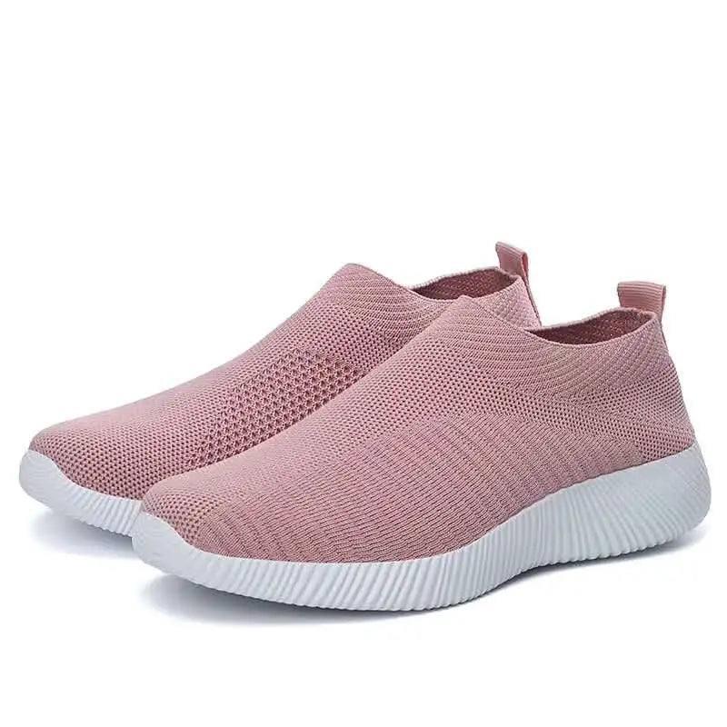 Lightweight Slip-On Sneakers for Active Lifestyles-Pink-8