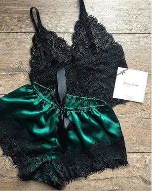 LOVEMI  lingerie set Lovemi -  Sexy Lingerie Lace Split Three-Point Sexy Sling