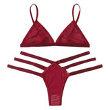 LOVEMI  lingerie set RedA / S Lovemi -  Sensual Lingerie Woman Underwear Sexy Set Bra Thong