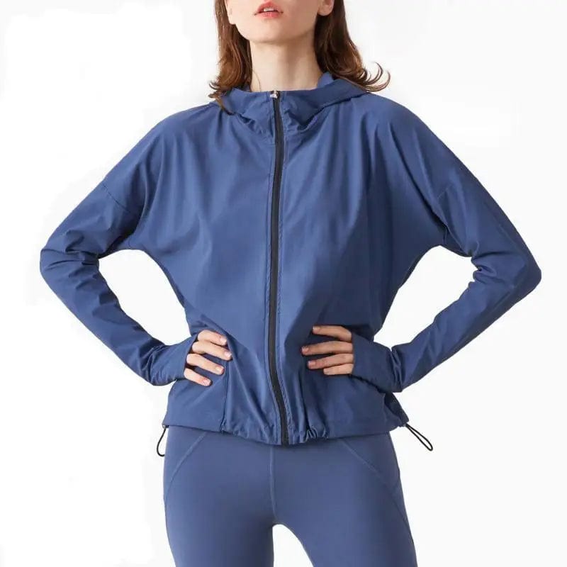 LOVEMI Lounge Blue / S Lovemi -  New Style Close-locking Zipper Hooded Gym Suit Casual