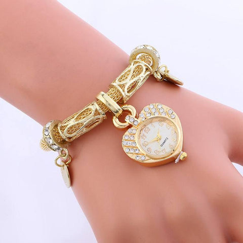 Love bracelet watch ladies watch-Golden-1