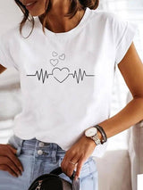 LOVEMI - Love Print Fashion Shirt