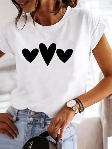 Love Print Summer Shirt-5
