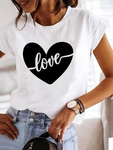 Love Print Summer Shirt-7