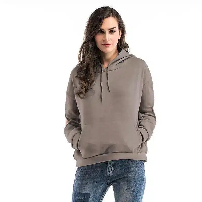 LOVEMI - Lovemi - A fleecy hooded hooded hoodie