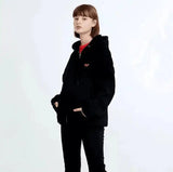 LOVEMI - Lovemi - autumn and winter new Korean KIRSH cherry hooded