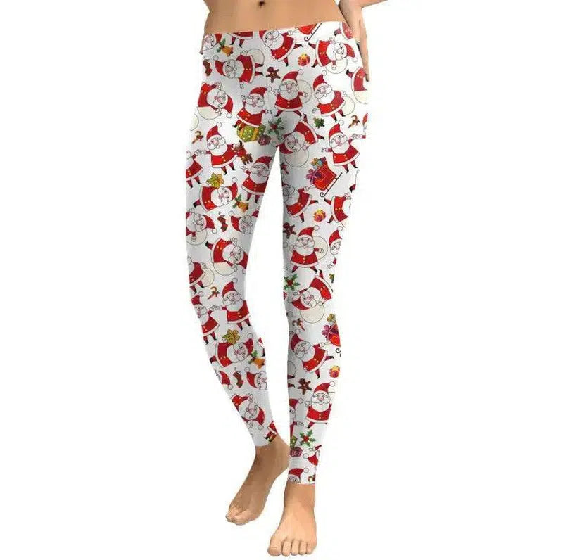 LOVEMI - Lovemi - Autumn and winter Santa Claus leggings European