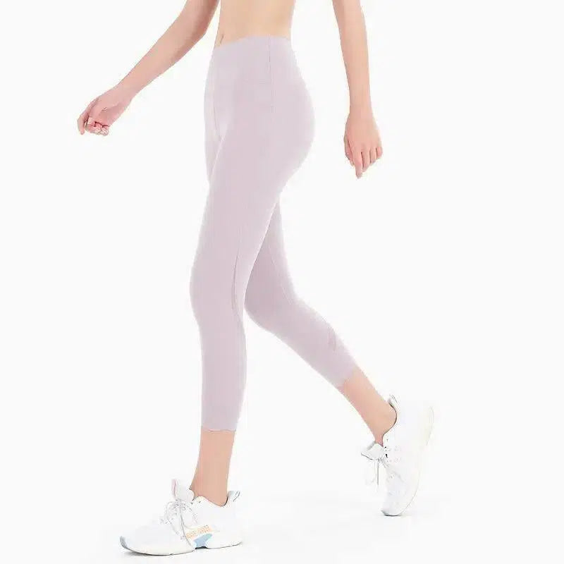 LOVEMI - Lovemi - Brushed Yoga Pants Women's Nude Feeling Tight Hips