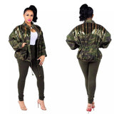 LOVEMI - Lovemi - Camouflage denim jacket