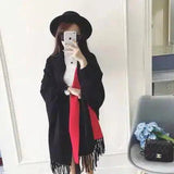 LOVEMI - Lovemi - Cape cloak imitation cashmere shawl scarf