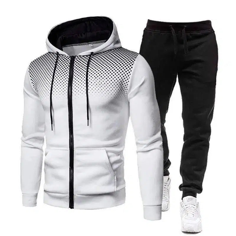 LOVEMI - Lovemi - Casual Fashion Hooded Jacket Mens Suit