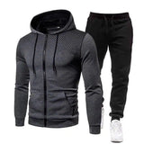 LOVEMI - Lovemi - Casual Fashion Hooded Jacket Mens Suit