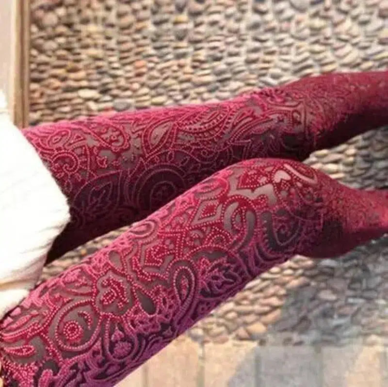 LOVEMI - Lovemi - Chic Patterned Tights