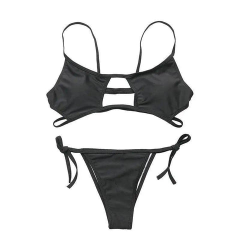 lovemi Cross-border Foreign Trade Swimsuit-Black-2