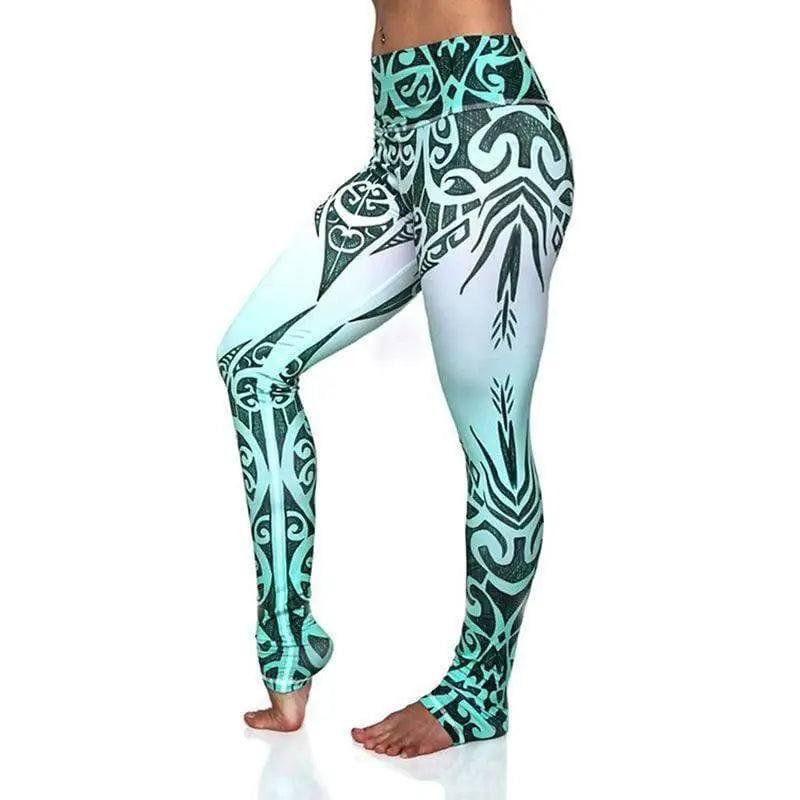 LOVEMI - Lovemi - Digital print leggings Fashion leg stretch tight