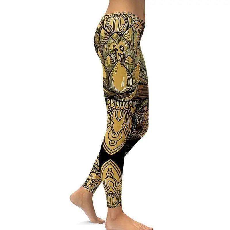 LOVEMI - Lovemi - Digital print leggings Fashion leg stretch tight