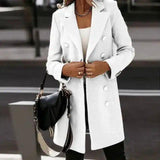 Lovemi -  Double breasted Nizi coat Coats LOVEMI White S 
