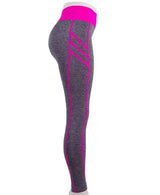 Explosion models Europe and the United States hip yoga pants-Pink-2