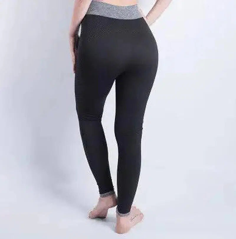 Explosion models Europe and the United States hip yoga pants-Black-6