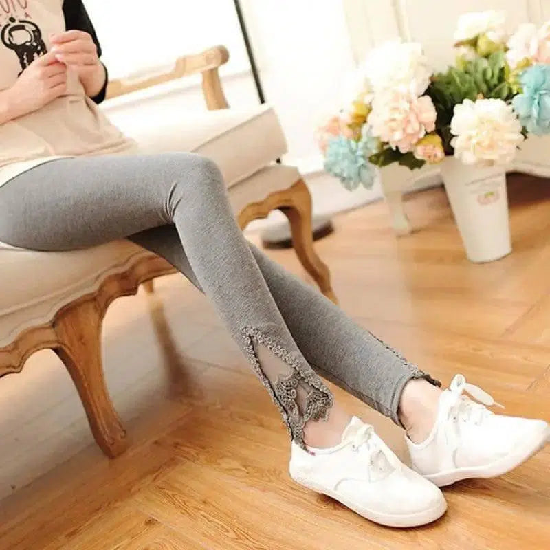 LOVEMI - Lovemi - Fashion Ladies Crochet Lace Leggings