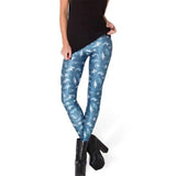 LOVEMI - Lovemi - Fashion Snow White Wizard Mermaid Slim Leggings