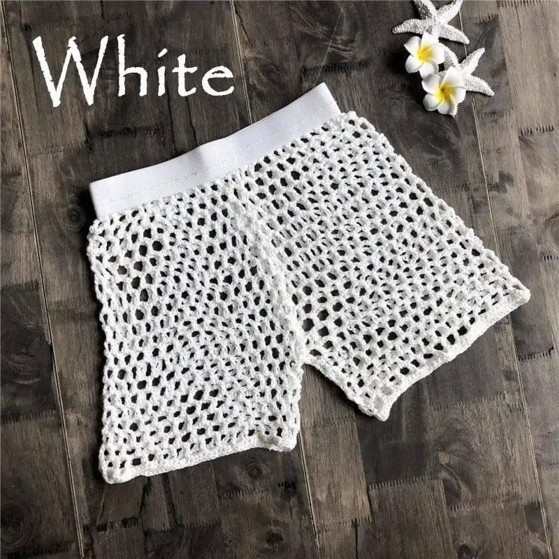 LOVEMI - Lovemi - Fishing net hand hook cotton shorts