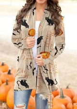 LOVEMI - Lovemi - Halloween Digital Printing Casual Cardigan Jacket