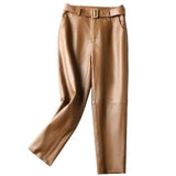 LOVEMI - Lovemi - High-waisted leather pants