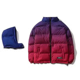 Hooded Puffer Jackets for Cold Weather-Red-2