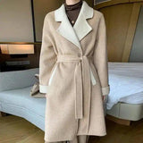 Lovemi -  Ladies Wool Double-faced Coat Coats LOVEMI   
