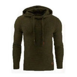 LOVEMI - Lovemi - Long Sleeve Warm Hooded Sports Jacquard Sweatshirt