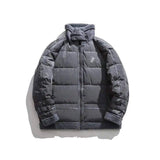 Lovemi -  Loose and thick cotton-padded jacket to keep warm Down Jackets LOVEMI Grey M 