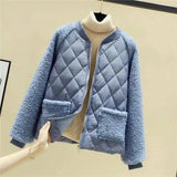 LOVEMI - Lovemi - Loose lamb wool down padded jacket