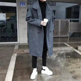 Lovemi -  Medium long coat Coats LOVEMI Gray S 